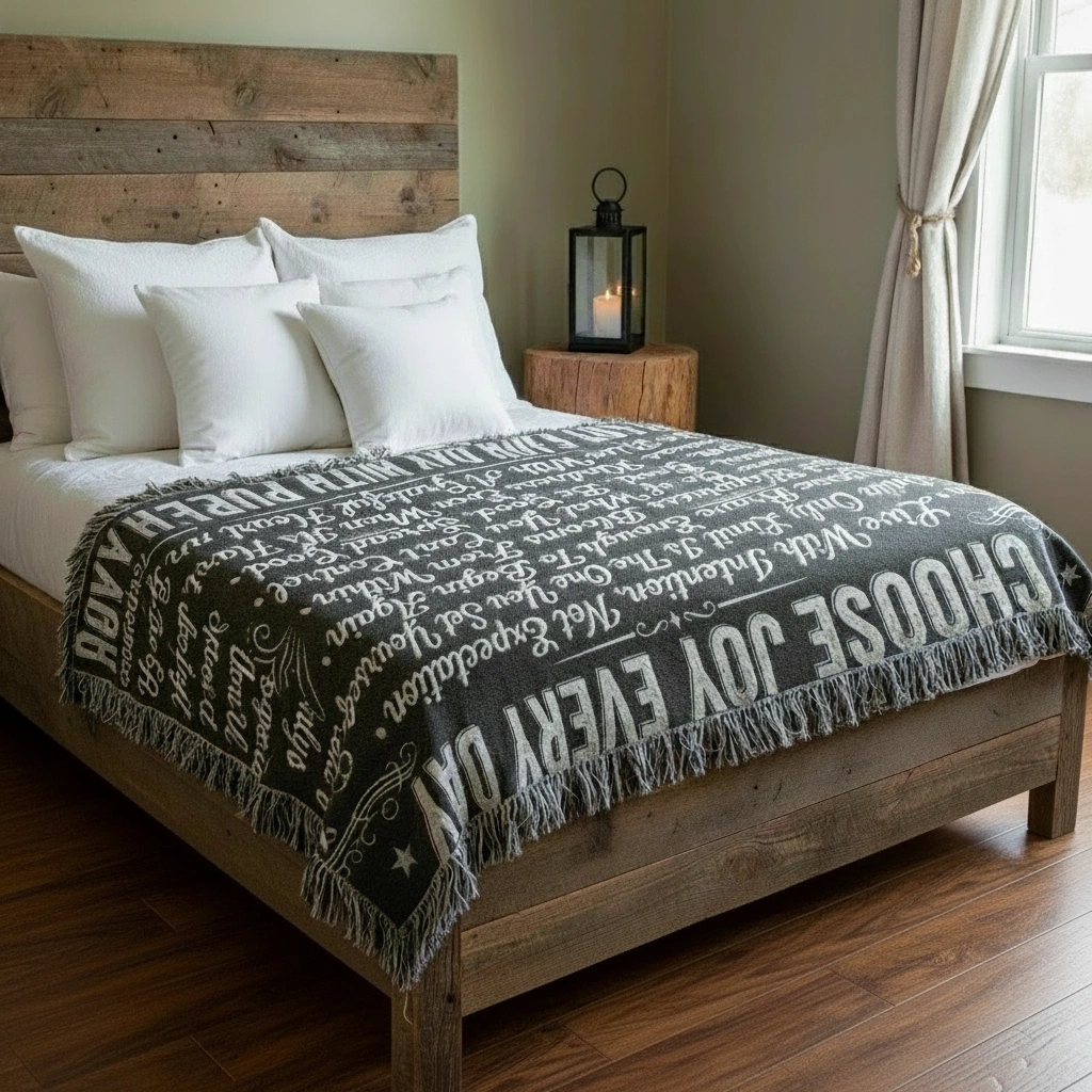 Woven Blankets - Choose Joy 60" x 80"