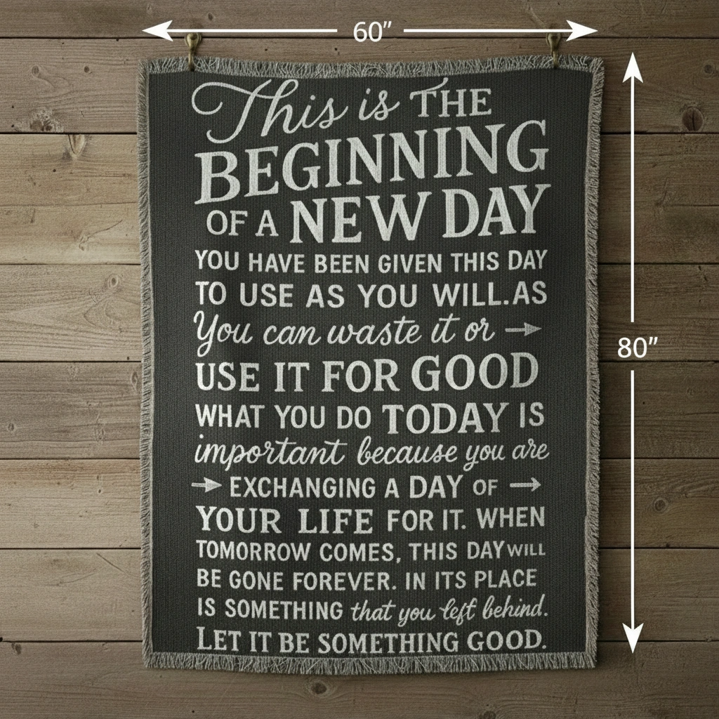 Woven Blankets - This is the beginning 60" x 80"