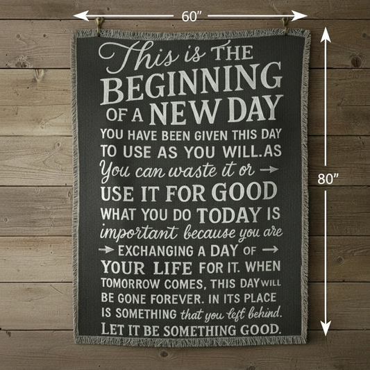 Woven Blankets - This is the beginning 60" x 80"