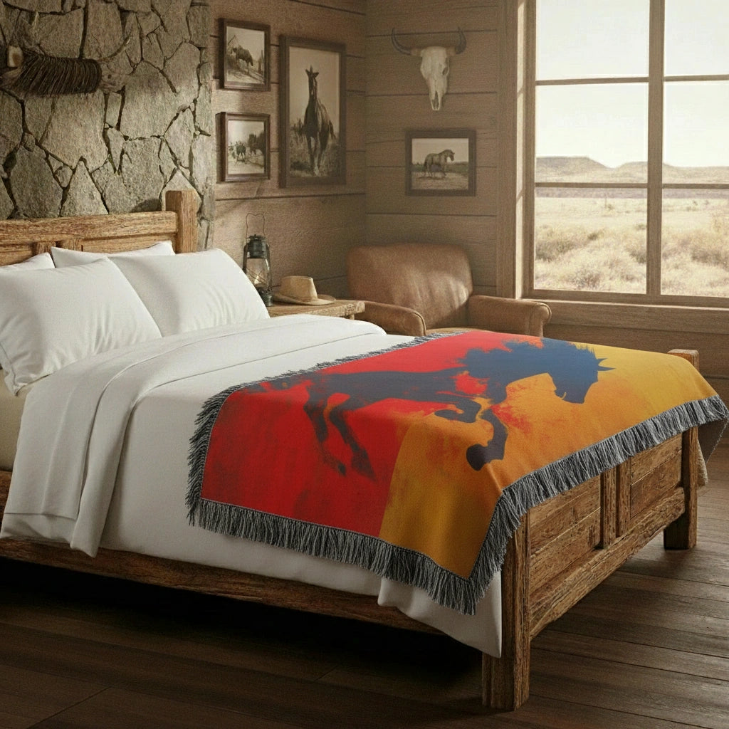 Woven Blankets - Wild Horse 60" x 80"