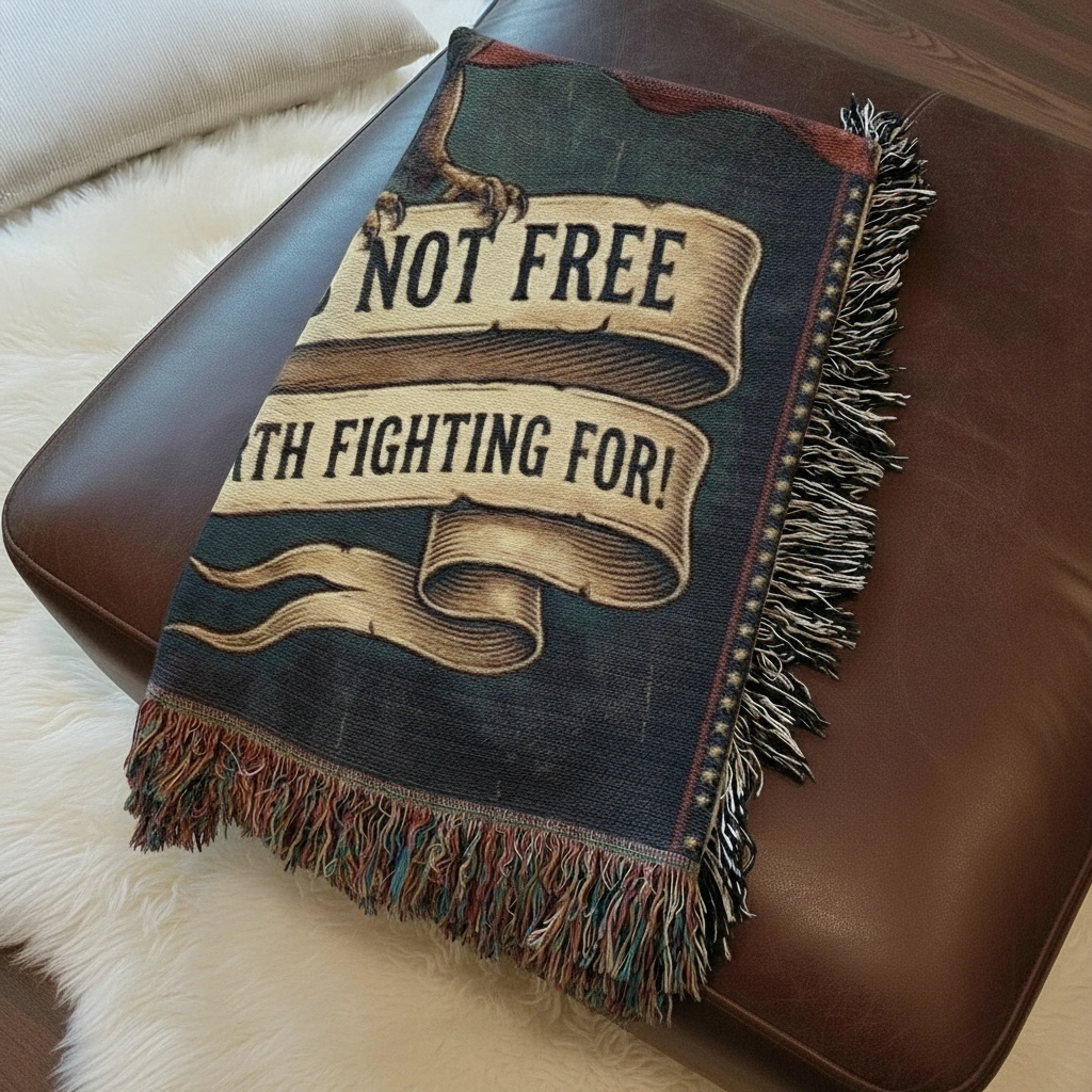 Woven Blankets - Freedom is not Free I 60" x 80"
